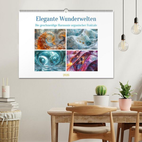Produktbild: Elegante Wunderwelten (Wandkalender 2026 DIN A2 quer), CALVENDO Monatskalender