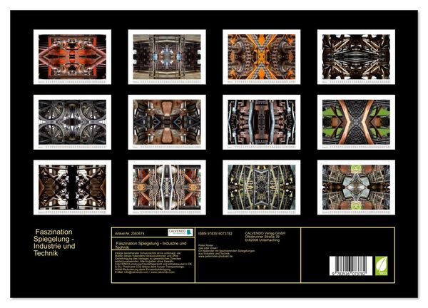 Produktbild: Faszination Spiegelung - Industrie und Technik (Wandkalender 2026 DIN A3 quer), CALVENDO Monatskalender
