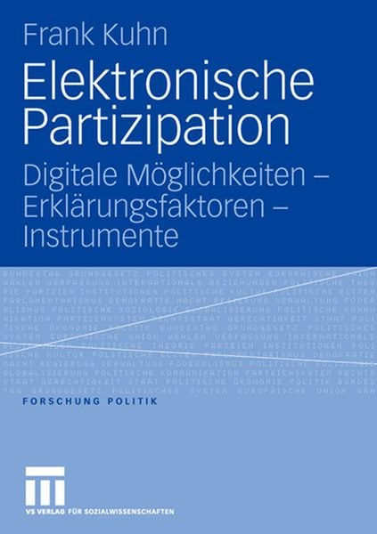 Produktbild: Elektronische Partizipation
