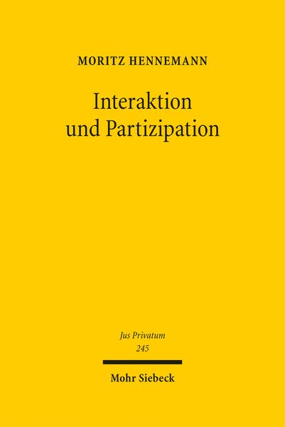 Produktbild: Interaktion und Partizipation