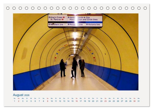 Produktbild: Stippvisite in London (Tischkalender 2026 DIN A5 quer), CALVENDO Monatskalender
