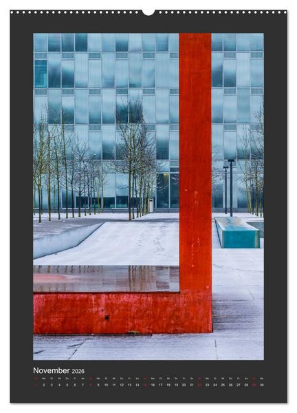 Produktbild: Plakative Architektur (hochwertiger Premium Wandkalender 2026 DIN A2 hoch), Kunstdruck in Hochglanz