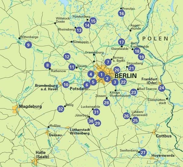 Produktbild: BVA RadLandLust Berlin und Umland, 32 Lieblingstouren mit Knotenpunkten