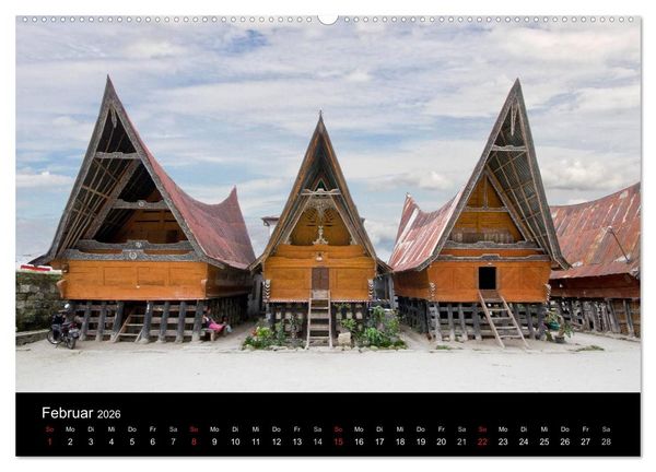 Produktbild: Indonesien (hochwertiger Premium Wandkalender 2026 DIN A2 quer), Kunstdruck in Hochglanz
