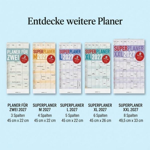 Produktbild: Superplaner XXL 8 Spalten 2027