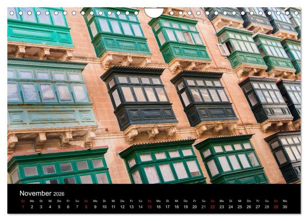 Produktbild: Malta & Gozo (Wandkalender 2026 DIN A4 quer), CALVENDO Monatskalender