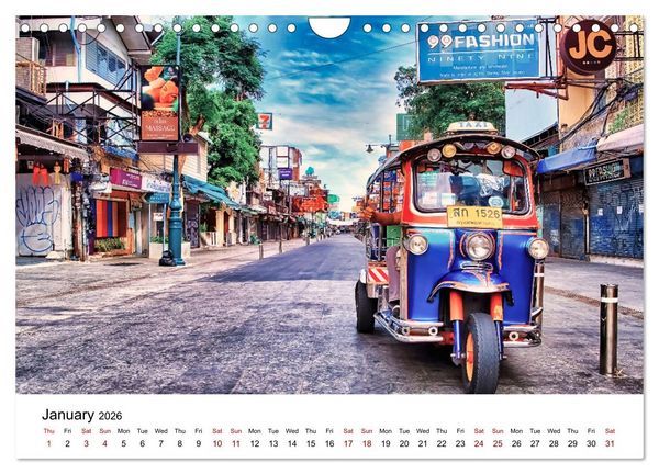 Produktbild: Amazing visit to Thailand (Wall Calendar 2026 DIN A4 landscape), CALVENDO 12 Month Wall Calendar