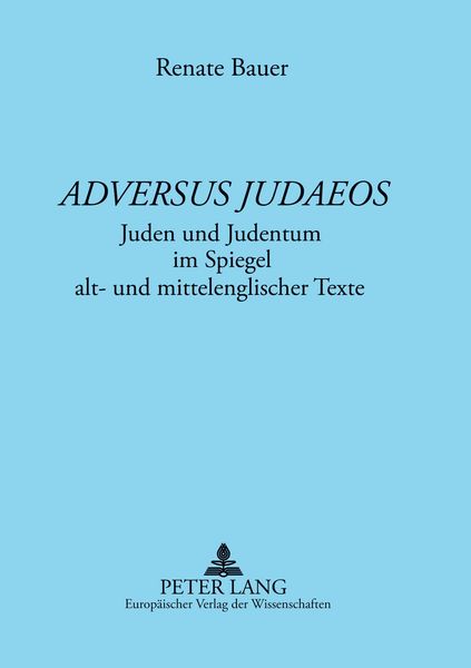 Produktbild: &laquo;adversus Judaeos&raquo;