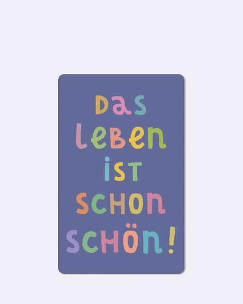 Produktbild: Lunacard Postkarte *Das Leben ist schon sch&ouml;n