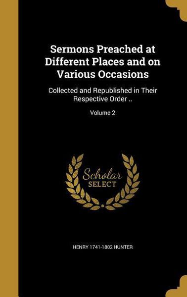 Produktbild: Sermons Preached at Different Places and on Various Occasions