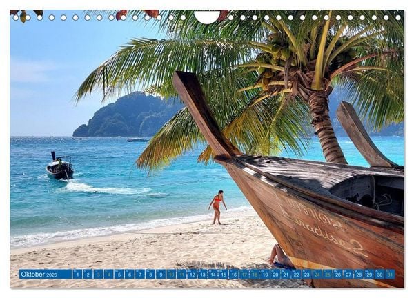 Produktbild: Phi Phi Island &ndash; Thailands traumhaftes Paradies (Wandkalender 2026 DIN A4 quer), CALVENDO Monatskalender