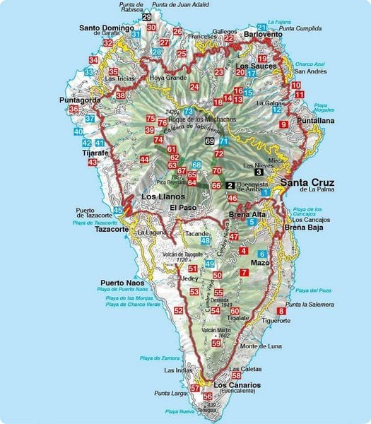 Produktbild: ROTHER Wanderf&uuml;hrer La Palma