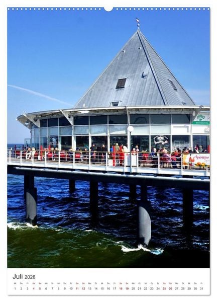 Produktbild: Ostseebad Heringsdorf (hochwertiger Premium Wandkalender 2026 DIN A2 hoch), Kunstdruck in Hochglanz
