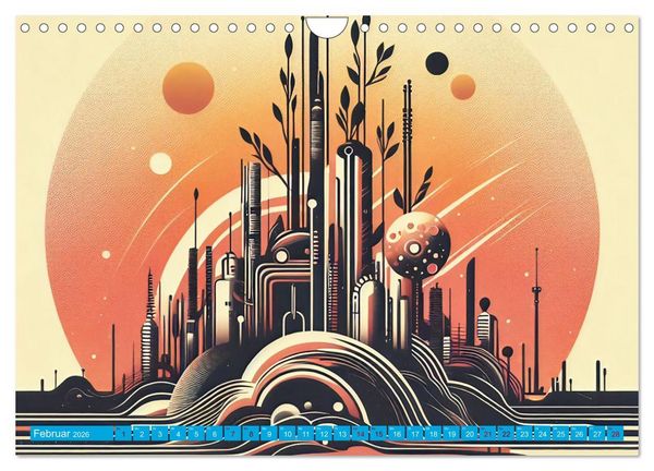 Produktbild: Lost Fiction (Wandkalender 2026 DIN A4 quer), CALVENDO Monatskalender
