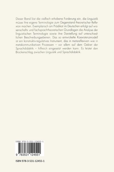 Produktbild: Das Pr&auml;dikat im Deutschen