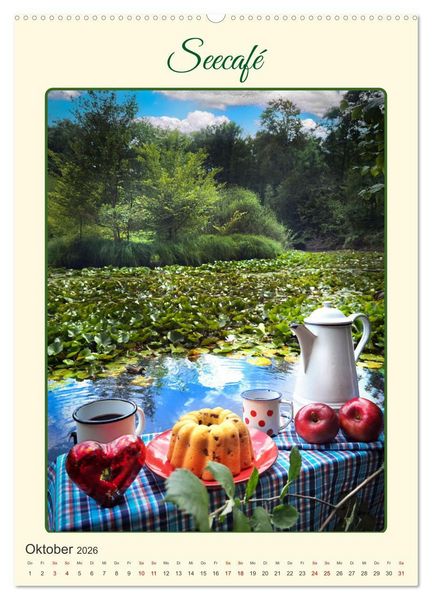 Produktbild: Aus Liebe: Picknick f&uuml;r Zwei (Wandkalender 2026 DIN A2 hoch), CALVENDO Monatskalender