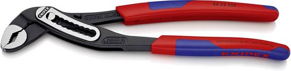 Produktbild: Knipex Alligator 88 02 250 Wasserpumpenzange Schl&uuml;sselweite (metrisch) 46mm 250mm