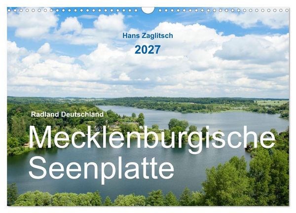 Produktbild: Radland Deutschland - Mecklenburgische Seenplatte (Wandkalender 2027 DIN A3 quer), CALVENDO Monatskalender