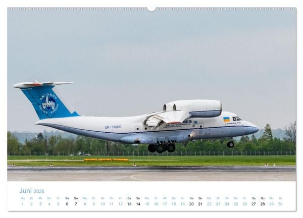 Produktbild: Antonov Airlines, Transportflugzeuge der Superlative (hochwertiger Premium Wandkalender 2026 DIN A2 quer), Kunstdruck in Hochglanz