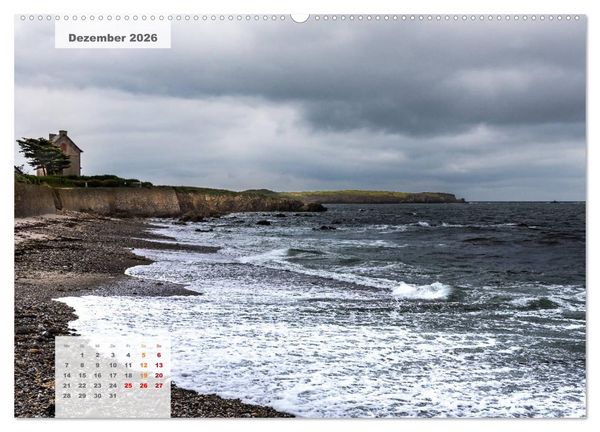 Produktbild: Bretagne - K&uuml;ste im Licht (Wandkalender 2026 DIN A2 quer), CALVENDO Monatskalender