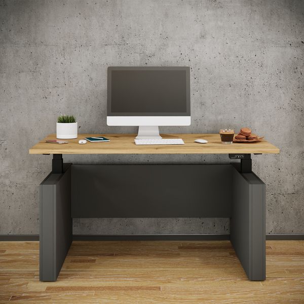 Produktbild: Schreibtisch h&ouml;henverstellbar Salia 140x80