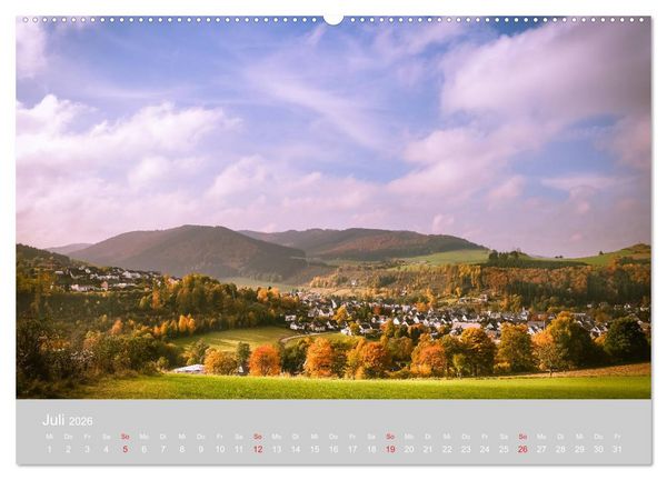 Produktbild: Winterberg - Stadtansichten (Wandkalender 2026 DIN A2 quer), CALVENDO Monatskalender