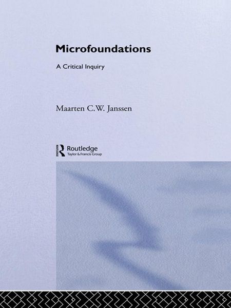 Produktbild: Microfoundations