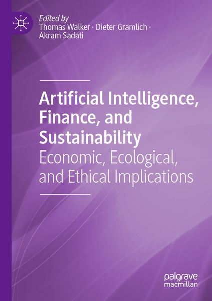 Produktbild: Artificial Intelligence, Finance, and Sustainability