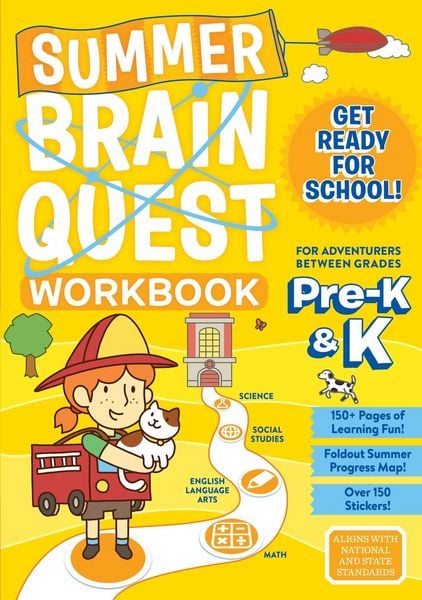 Produktbild: Summer Brain Quest: Between Grades Pre-K & K