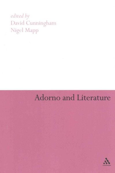 Produktbild: Adorno and Literature