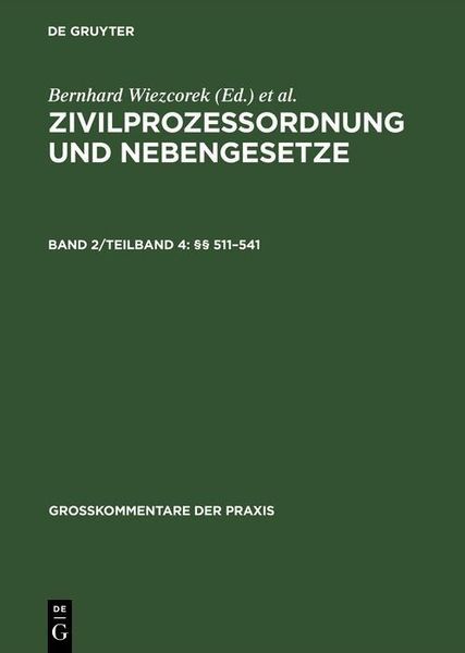 Produktbild: &sect;&sect; 511-541