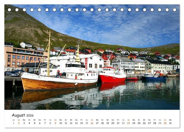 Produktbild: Nordnorwegen im Licht (Tischkalender 2026 DIN A5 quer), CALVENDO Monatskalender
