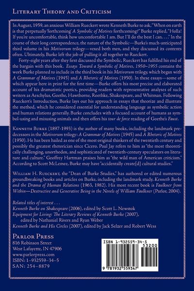 Produktbild: Essays Toward a Symbolic of Motives, 1950-1955
