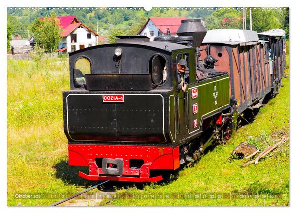 Produktbild: Waldbahnen in Rum&auml;nien - Die letzten Mocanitas (hochwertiger Premium Wandkalender 2026 DIN A2 quer), Kunstdruck in Hochglanz