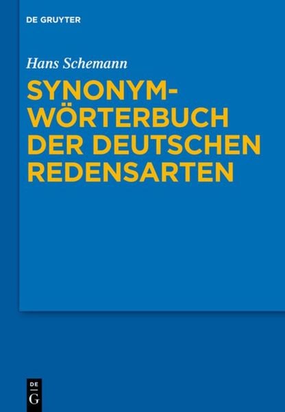 Produktbild: Synonymw&ouml;rterbuch der deutschen Redensarten