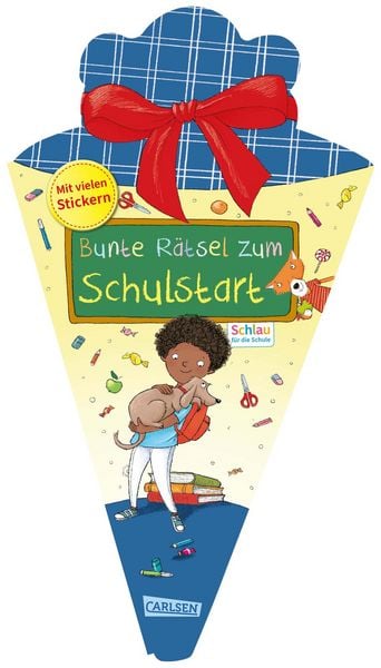 Produktbild: Schlau für die Schule: Bunte Rätsel zum Schulstart (Schultüte 2025 blau)