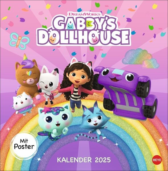 Gabby’s Dollhouse Broschurkalender 2025