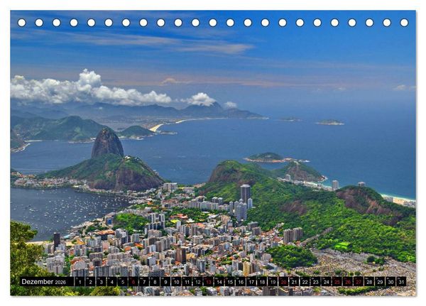 Produktbild: Brasilien - das gr&ouml;&szlig;te Land S&uuml;damerikas (Tischkalender 2026 DIN A5 quer), CALVENDO Monatskalender