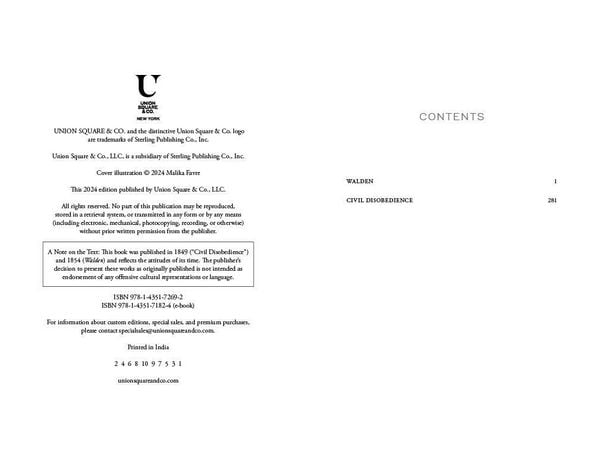 Produktbild: Walden and Civil Disobedience