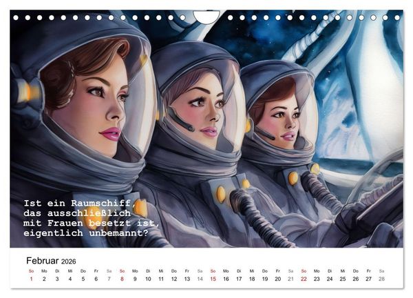 Produktbild: Lustige und paradoxe Fragen (Wandkalender 2026 DIN A4 quer), CALVENDO Monatskalender