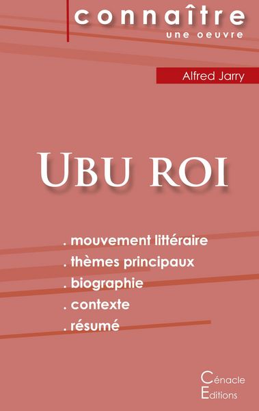 Produktbild: Fiche de lecture Ubu roi de Alfred Jarry (Analyse litt&eacute;raire de r&eacute;f&eacute;rence et r&eacute;sum&eacute; complet)