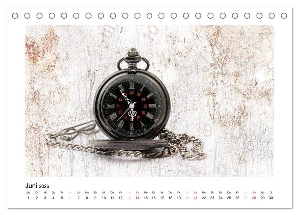 Produktbild: Uhren aus aller Welt (Tischkalender 2026 DIN A5 quer), CALVENDO Monatskalender