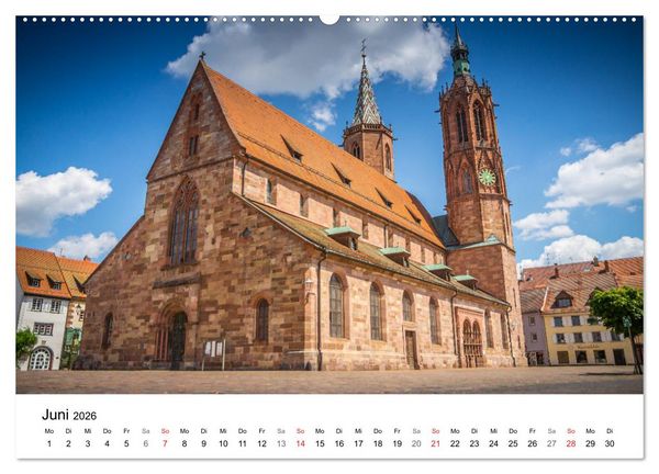 Produktbild: Villingen-Schwenningen - Impressionen einer Stadt (Wandkalender 2026 DIN A2 quer), CALVENDO Monatskalender