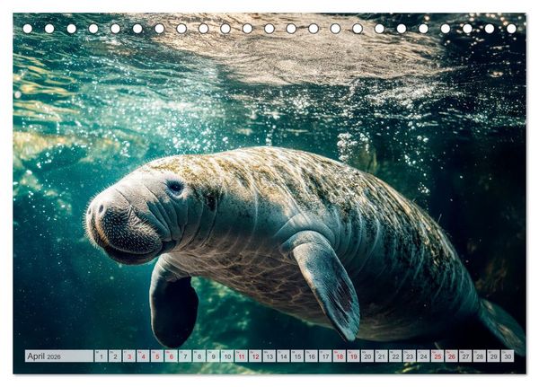 Produktbild: Bedrohte Tierwelt SCHATTEN DES VERSCHWINDENS (Tischkalender 2026 DIN A5 quer), CALVENDO Monatskalender