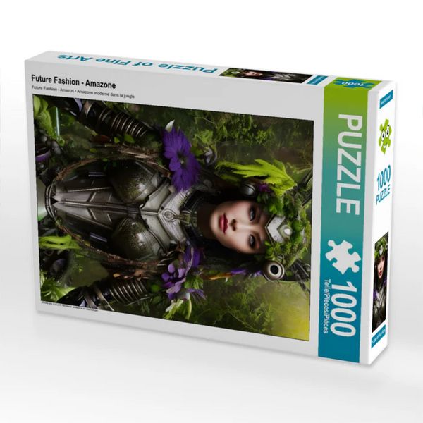Produktbild: CALVENDO Puzzle Moderne Amazone im Dschungel | 1000 Teile Lege-Gr&ouml;&szlig;e 64x48cm Foto-Puzzle f&uuml;r gl&uuml;ckliche Stunden