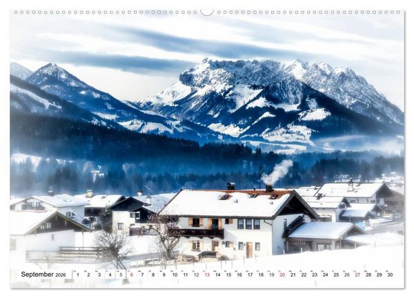 Produktbild: WINTERZAUBER Reit im Winkl und Umgebung (Wandkalender 2026 DIN A2 quer), CALVENDO Monatskalender