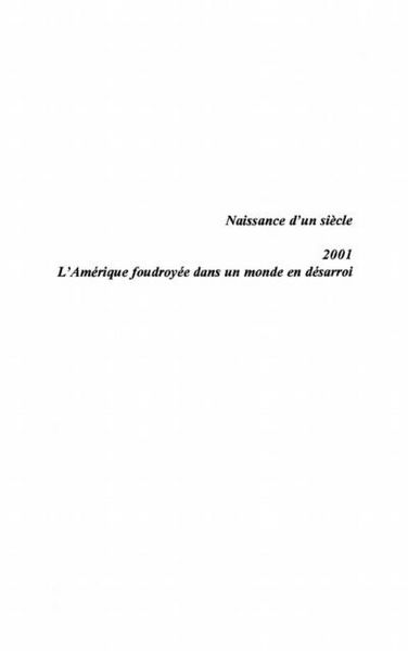 Produktbild: Naissance d'un siecle
