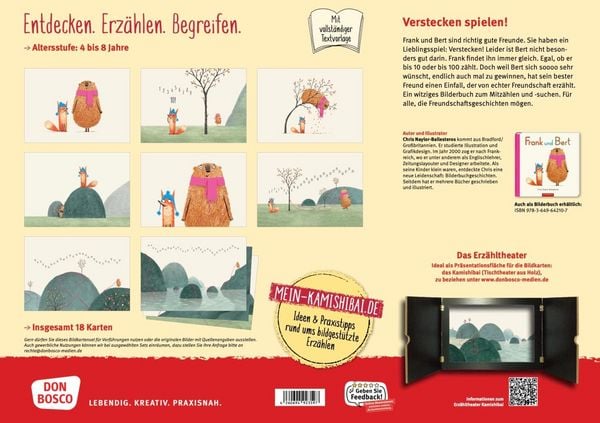 Produktbild: Frank und Bert. Kamishibai Bildkartenset