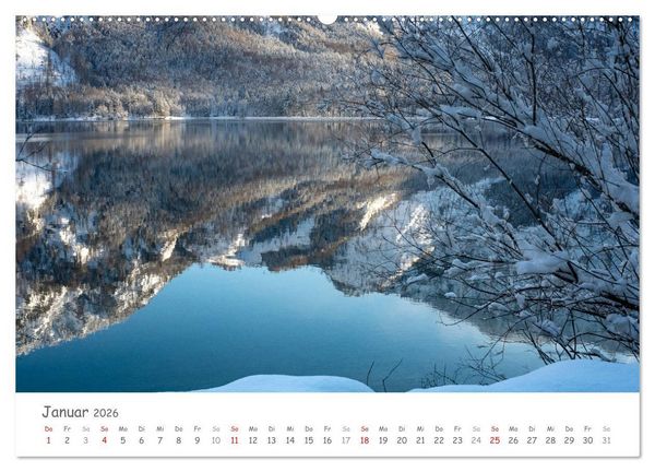 Produktbild: Gemma wandern - Wanderungen im Salzkammergut (hochwertiger Premium Wandkalender 2026 DIN A2 quer), Kunstdruck in Hochglanz