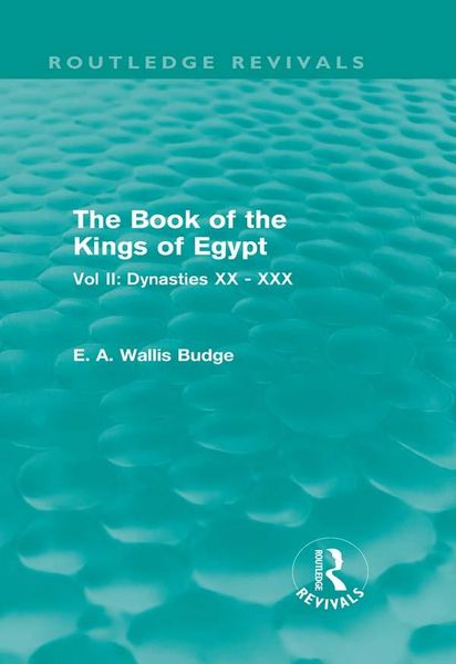 Produktbild: The Book of the Kings of Egypt (Routledge Revivals)